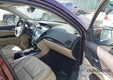 2017 Acura Mdx Technology Package z USA, uszkodzony, nr VIN 5FRYD4H59HB021178